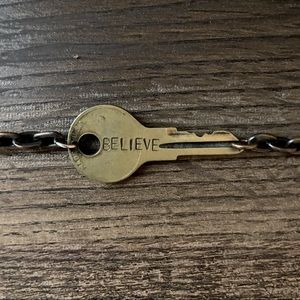 The Giving Keys “Believe” key bracelet
